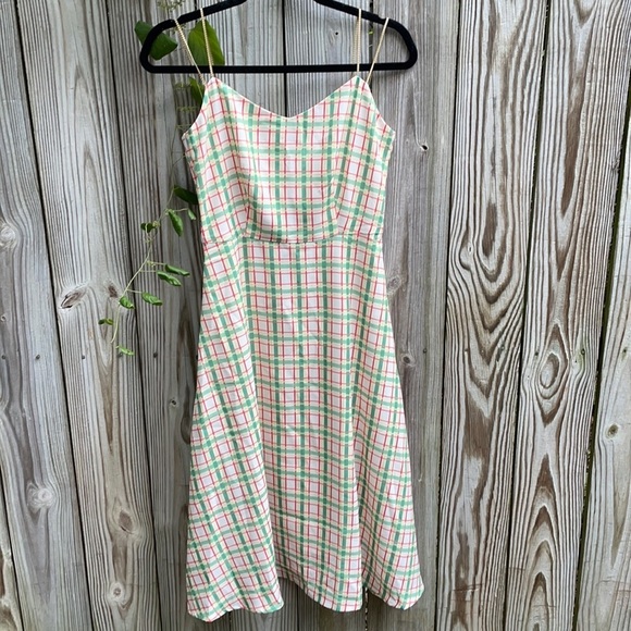 MintCheese Plaid Dress - Picture 1 of 9